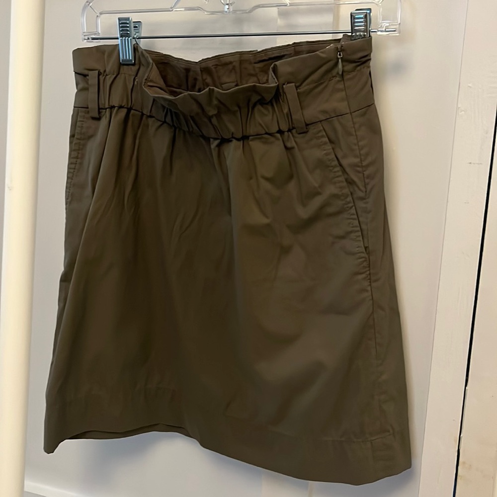 Banana Republic Stretch Skirt 0 Olive Green